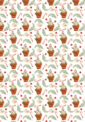 Christmas Pattern Background Paper 14