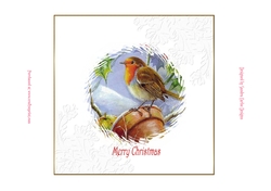 Christmas Snow is Falling matching 7x7ins Insert 2