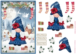 Christmas Wonderland Gnome Decoupage Topper 2