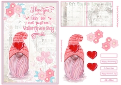 Love you Everyday Decoupage Topper