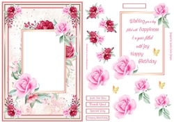 Day of Happiness A5 Decoupage Topper