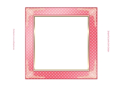Birthday Red 7x7ins Blank Insert to match cup1109767_719