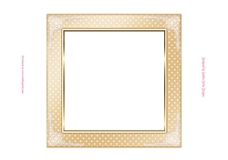 Soft Gold 7x7ins Blank Insert to match cup1109771_719