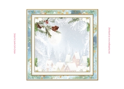 Christmas Snowy Village Insert 1