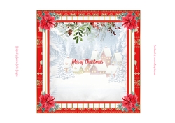 Christmas Poinsettia Insert 2