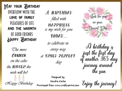 Birthday Verses wordart 1