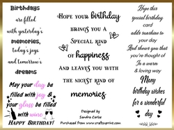 Birthday Verses wordart 3