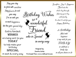 Birthday Verses wordart 6