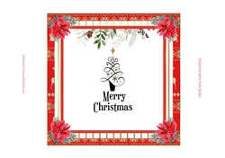 Christmas Poinsettia Insert 1