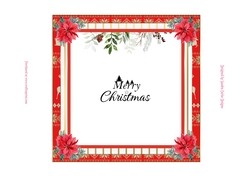 Christmas Poinsettia Insert 4