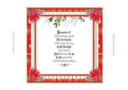 Christmas Poinsettia Insert 6