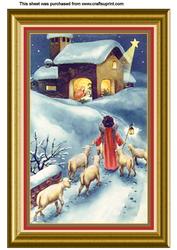 Jesus is Born A4 Christmas Topper