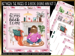 Between the Pages of a Book 8x8ins Decoupage Kit 3