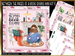Between the Pages of a Book 8x8ins Decoupage Kit 5