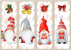 Christmas Gnomes Bookmarks 3