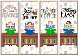 Teacher School 4 x Bookmarks 1