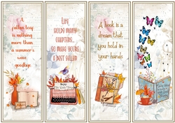 Autumn Reading 4 x Bookmarks 1