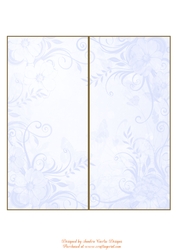Floral & butterfly dl Blank Insert 1