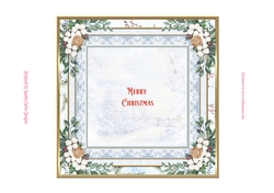 Christmas Winter Scene 7x7ins Insert 2