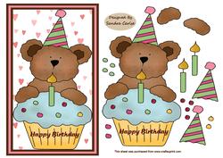 A Cupcake Birthday Step-by-step