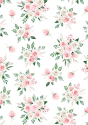 Floral Wedding Day Backing Paper 1