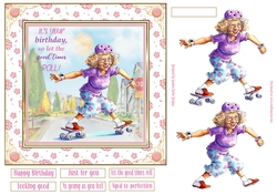Aged to Perfection 7x7ins Decoupage Topper 1