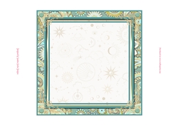 Astrology 7x7ins Blank Insert