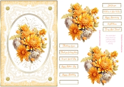 Floral Display Lace Frame Decoupage Topper 2