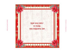 Christmas Poinsettia 7x7ins Insert 2