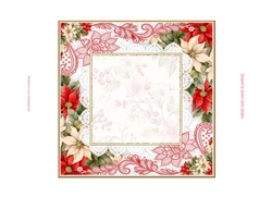 Magical Christmas 7x7ins Blank Insert