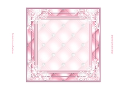 Pretty in pink 7x7ins Blank Insert