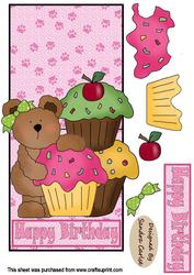 Cupcake Delight Over the Edge Card