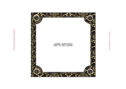 Art Deco 6x6ins Insert 1