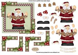 Christmas Santas Here Topper