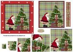 Christmas Busy Time for Santa Topper Sheet