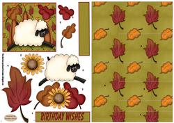 Shirley the Sheep Autumn Side Stepper