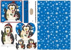 We All Love Penguins Christmas Side Stepper