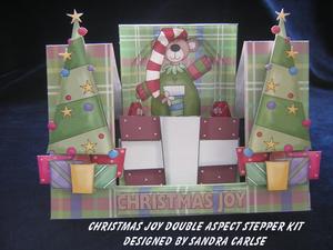 Christmas Joy Decoupage Stepper card Kit