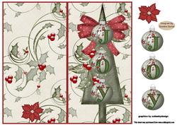 Christmas Joy folded card