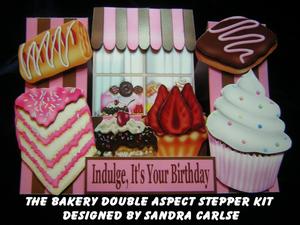 The Bakery Birthday decoupage stepper card kit