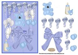 It's a Baby Boy Card Front