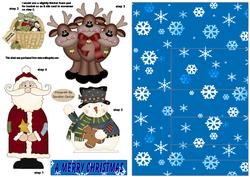 All Together at Christmas Stepper Card