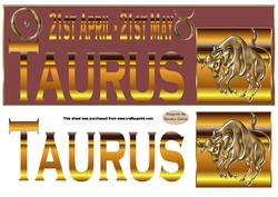 Horoscope Taurus Large dl Topper