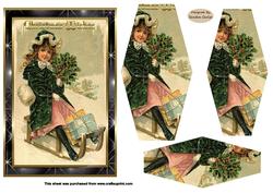 Sparkling Christmas Vintage Topper