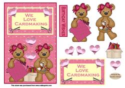 We love cardmaking Decoupage Topper