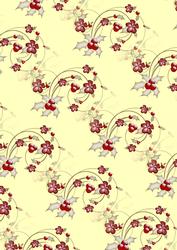 Christmas Holly & Berries Background 2
