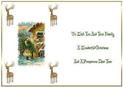 Vintage Christmas Santa Insert 2