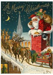 Father Christmas A4 Topper