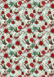 Christmas Poinsettia Background 1