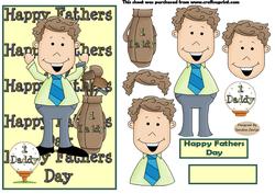 Fathers Day Decoupage Topper